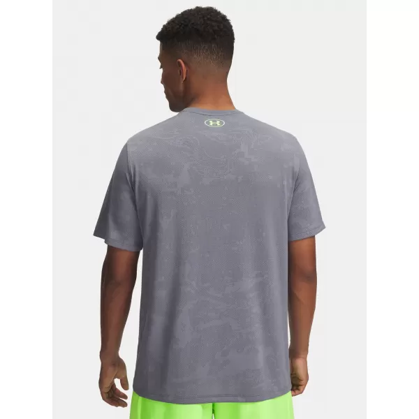  Herren-T-Shirt UNDER ARMOUR UA TECH VENT JACQUARD SS 1377052-025 GRAU 