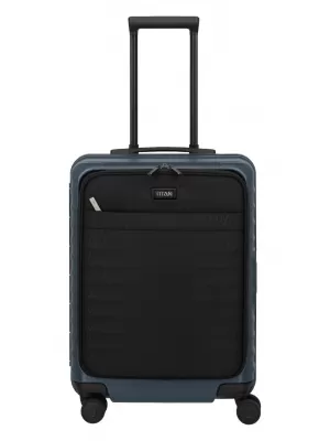 Koffer an Bord TITAN Overseas S Front pocket MITTERNACHTSBLAU