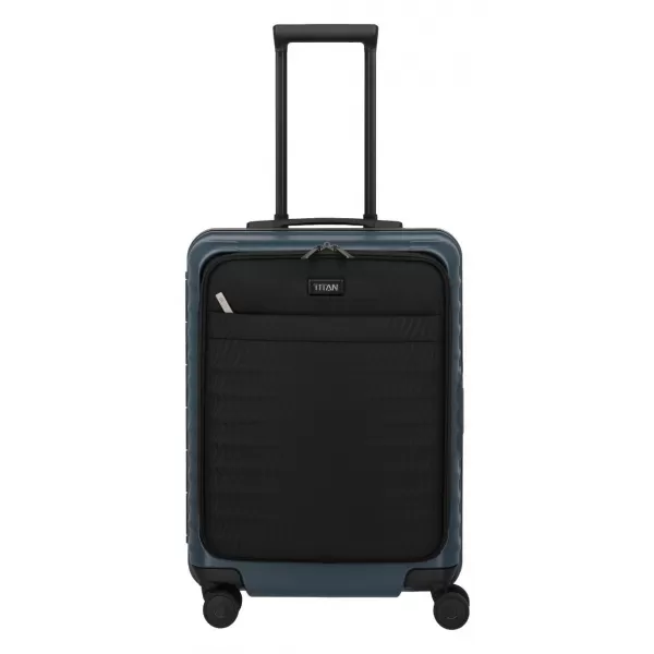  Koffer an Bord TITAN Overseas S Front pocket MITTERNACHTSBLAU 