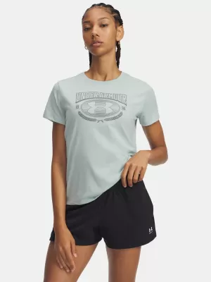 Damen-T-Shirt UNDER ARMOUR W VARSITY SS 6010592-477 BLAU