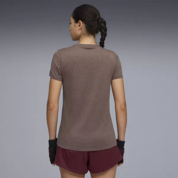  Damen-T-Shirt PUMA W TAD ESSENTIAL HEATHER TEE 525891-88 ROSINENHEIDE 