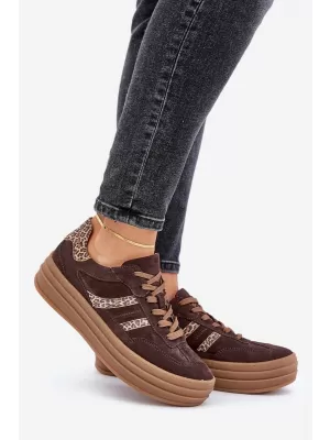 Damenschuhe ZAZOO N1176 BRAUN/BEIGE