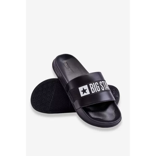  Herren-Flip-Flops BIG STAR LL174458 SCHWARZ Big Star Shoes 