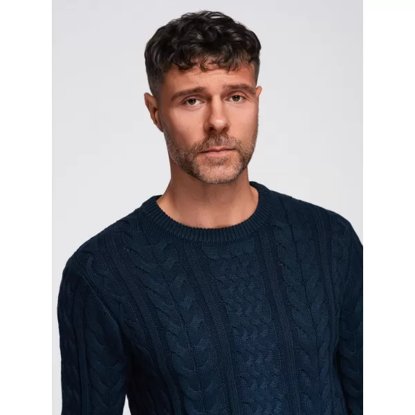  Herrenpullover OMBRE OM-SWSW-0173 MARINEBLAU 
