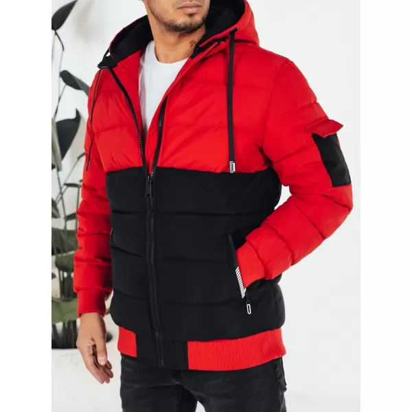  Herrenjacke DSTREET TX5100 SCHWARZ/ROT 