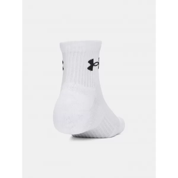  Socken UNDER ARMOUR PERFORMANCE COTTON 3P QTR 6009686-100 WEIß 