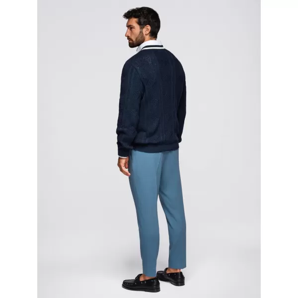  Herrenpullover OMBRE OM-SWSW-0151 MARINEBLAU 