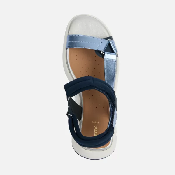  Damensandalen GEOX FLEXTRIDE S G013068 BLAU 