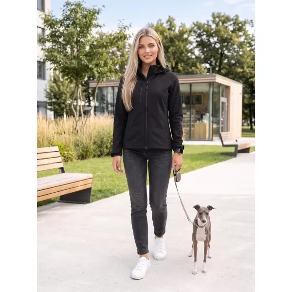  Softshelljacke für Damen ALTISPORT NoPrint NP/ALW945 SCHWARZ 