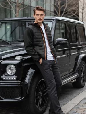 Herrenjacke DSTREET TX3785 SCHWARZ