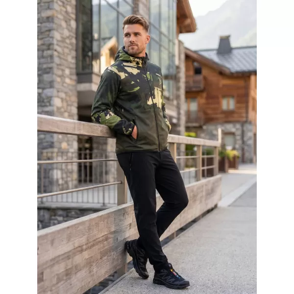  Premium-Softshelljacke für Herren ALTISPORT VOJ/ALM125JACK01 MASKE/GRN 