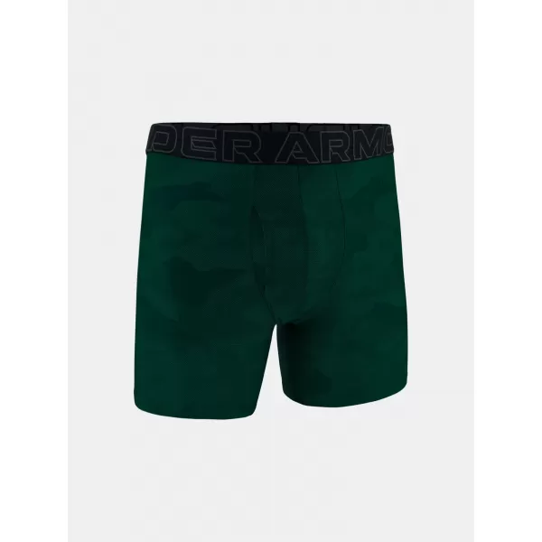  Herren-Boxershorts UNDER ARMOUR UA PERFORMANCE TECH - PRINT 6IN - 1PK 1383875-338 GRÜN 