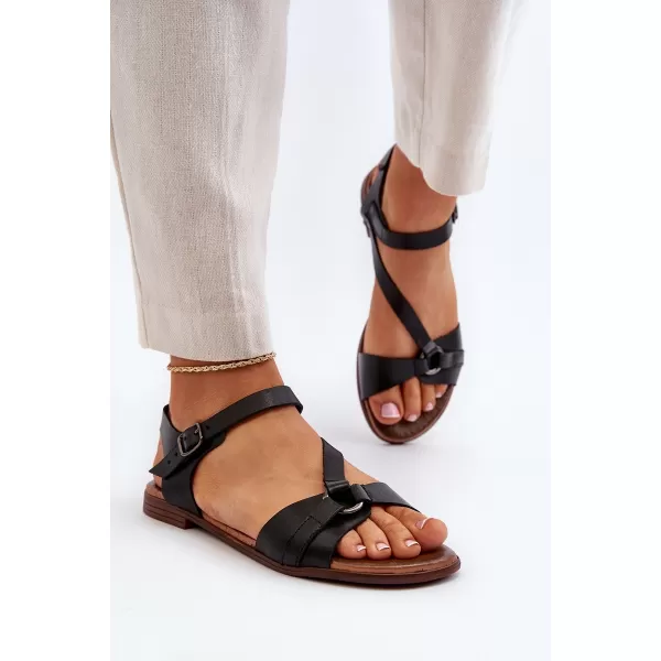 Damensandalen ZAZOO 40182 SCHWARZ 