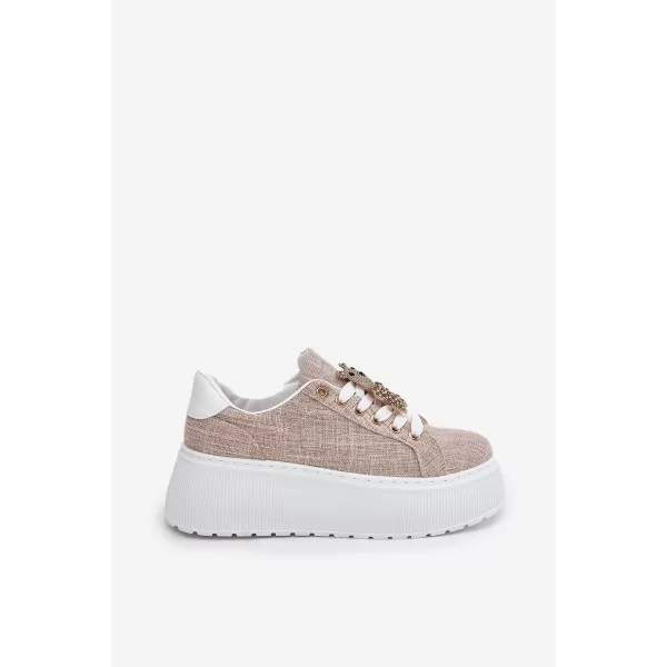  Damen-Sneaker S.BARSKI BF51-014 BEIGE 