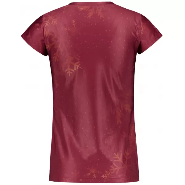  Premium-Weihnachts-T-Shirt für Damen ALTISPORT VOJ/ALWVN7TR06 ROT 