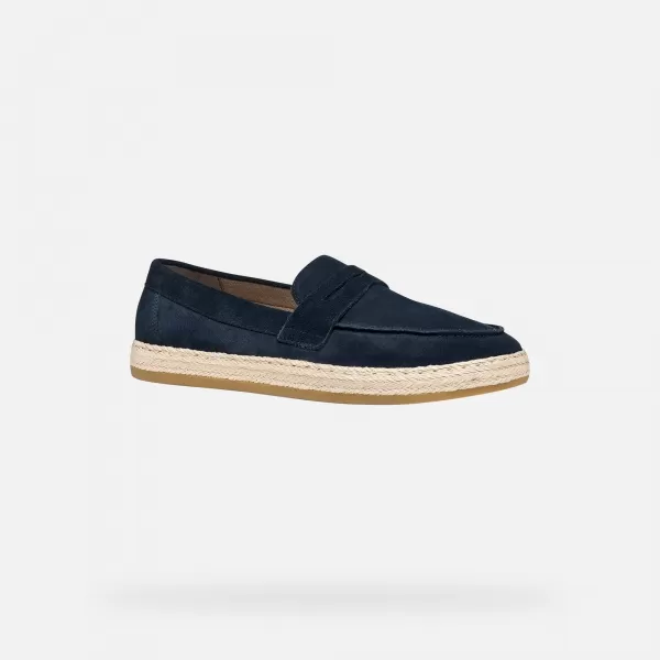  Herrenmokassins GEOX PANTELLERIA G014528 DUNKELBLAU 