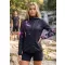 Premium-Softshelljacke für Damen ALTISPORT VOJ/ALW064JACK01 SCHWARZ ROSA