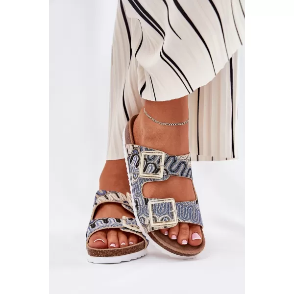  Damenhausschuhe S.BARSKI RB51-006 BEIGE 