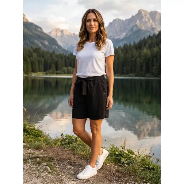  Damen-Shorts ALTISPORT HOLLICE SCHWARZ 