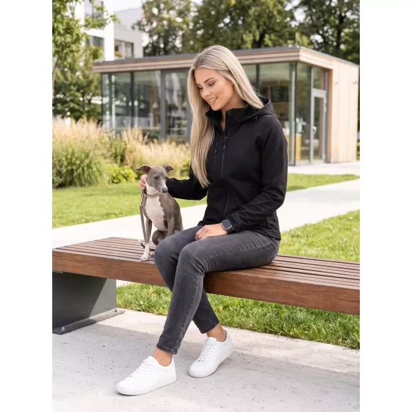  Softshelljacke für Damen ALTISPORT NoPrint NP/ALW945 SCHWARZ 