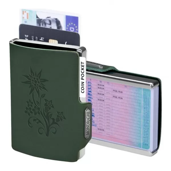  Geldbörse MONDRAGHI Silhouette Edelweiss GRÜN 