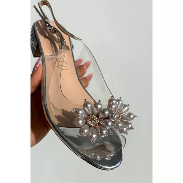  Damensandalen D&A MR52-229 SILBER 