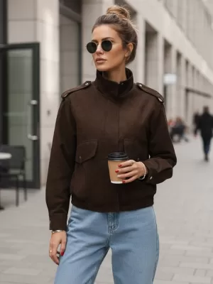 Damenjacke DSTREET TY5571 BRAUN