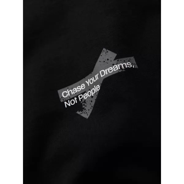  Herren-T-Shirt OMBRE OM-LSPT-0136 SCHWARZ 
