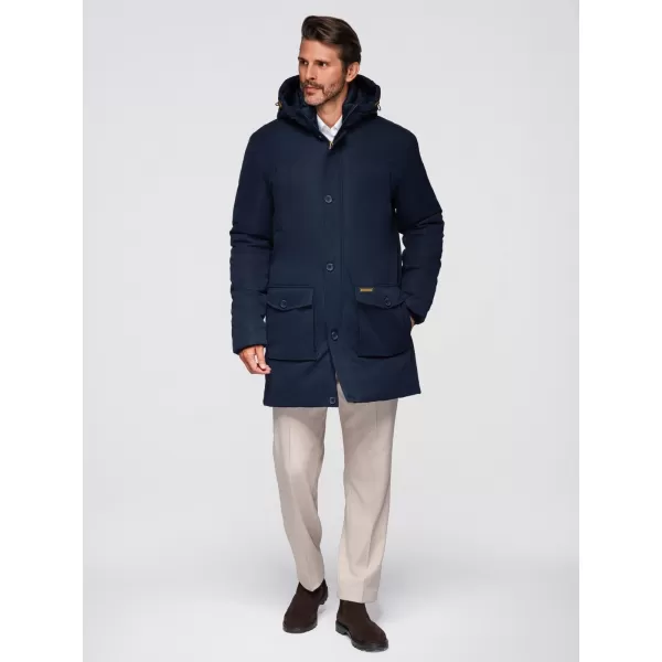  Herrenparka OMBRE OM-JAPJ-0287 MARINEBLAU 