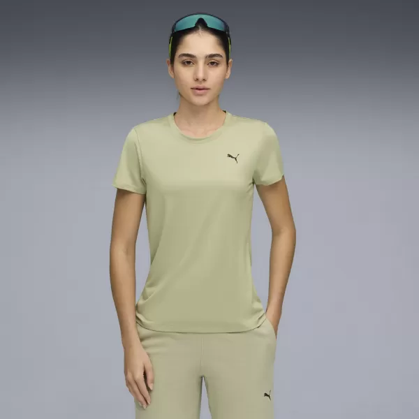  Damen-T-Shirt PUMA W TAD ESSENTIAL CREW TEE 527177-82 LUX-ARMEE 