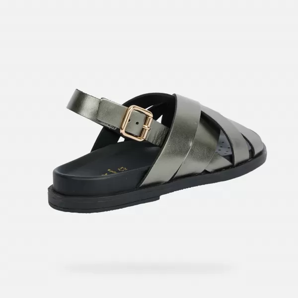  Damensandalen GEOX ADELASH G012817 GRÜN 