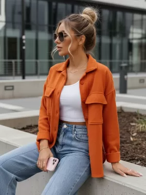 Damenjacke DSTREET TY3510 ORANGE