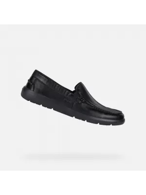 Herrenmokassins GEOX LEITAN G002548 SCHWARZ