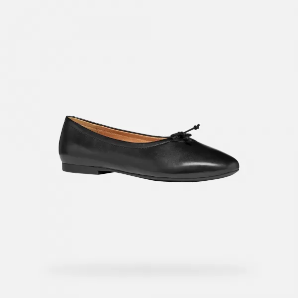  Ballerinas für Damen GEOX NEW PALMARIA G012918 SCHWARZ 