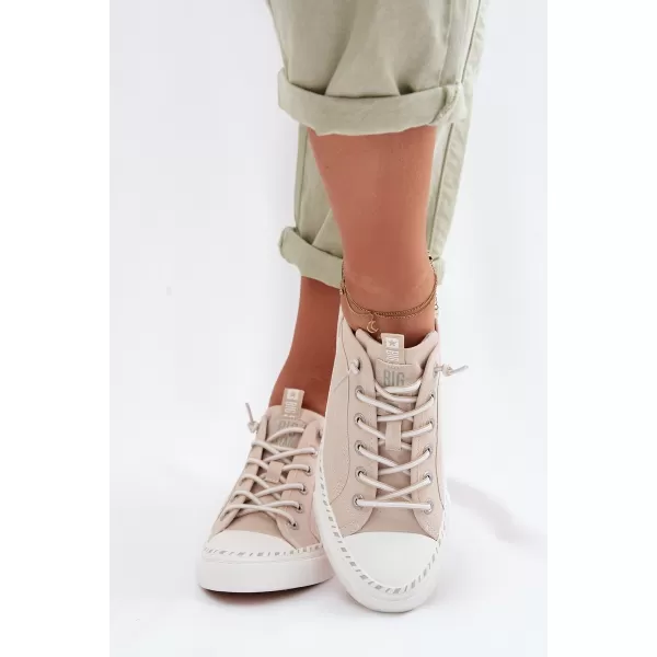  Damen-Sneaker BIG STAR TT274387 BEIGE Big Star Shoes 