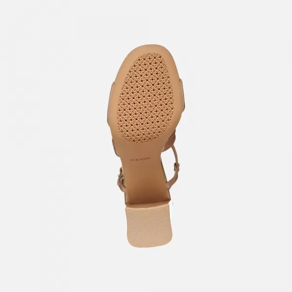  Damensandalen GEOX NEW ERAKLIA 80 T01 G012894 HELLBRAUN 
