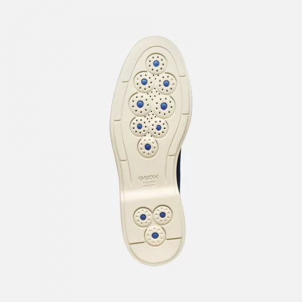  Herrenmokassins GEOX SPHERICA EC17 G014395 DUNKELBLAU 