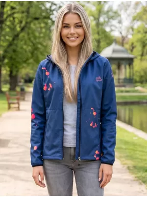 Premium-Softshelljacke für Damen ALTISPORT VOJ/ALW077JACK01 MARINEBLAU/ORANGE