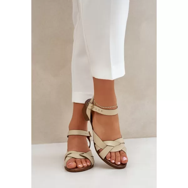  Damensandalen ZAZOO 40372 BEIGE 