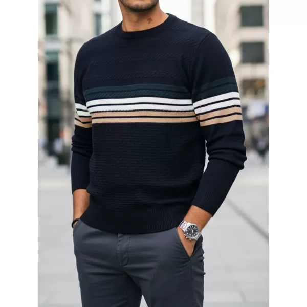  Herrenpullover DSTREET WX2323 DUNKELBLAU 