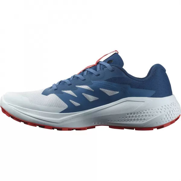  Herrenschuhe SALOMON ALPHAGLIDE L47724300 BALLADEBLAU/DUNKELBLAU/FEUERROT 