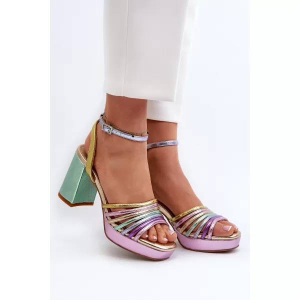  Damensandalen D&A CR920 LILA 