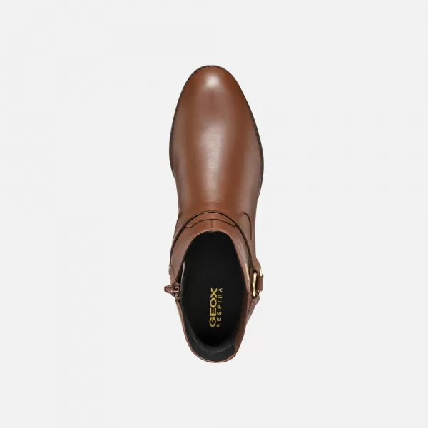  Damen-Stiefeletten GEOX FELICITY ABX G004337 BRAUN 