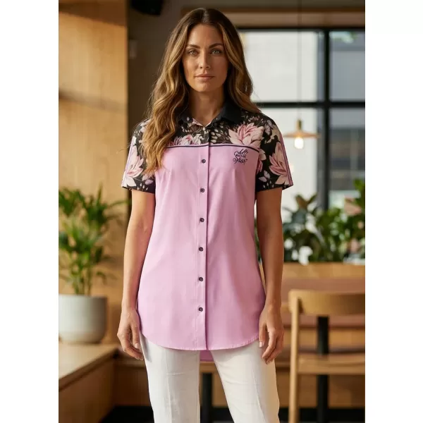  Premium-Shirt für Damen ALTISPORT VOJ/ALW008KOS01 HELLROSA 