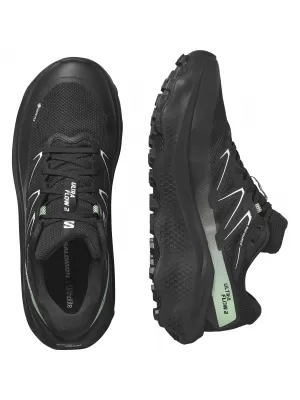 Herrenschuhe SALOMON ULTRA FLOW 2 GTX L47981400 SCHWARZ/SCHWARZ/PATINAGRÜN
