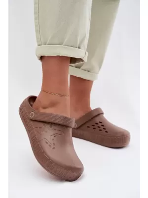 Damenhausschuhe BIG STAR TT274A085 BRAUN/BEIGE Big Star Shoes