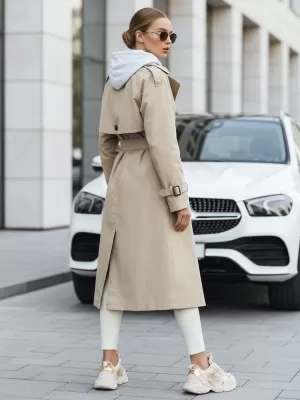Damenmantel DSTREET TY5353 BEIGE