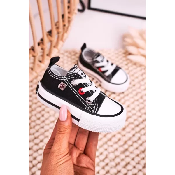  Kinder-Sneaker BIG STAR HH374194 SCHWARZ Big Star Shoes 