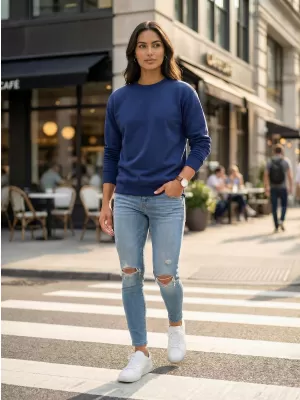 Sweatshirt ALTISPORT NoPrint NP/ALU624 KÖNIGSBLAU