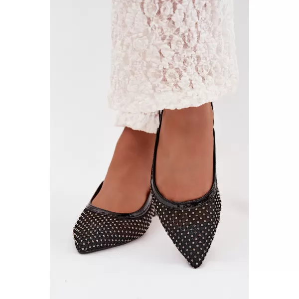  Ballerinas für Damen BOTO PATOU 42008 SCHWARZ 